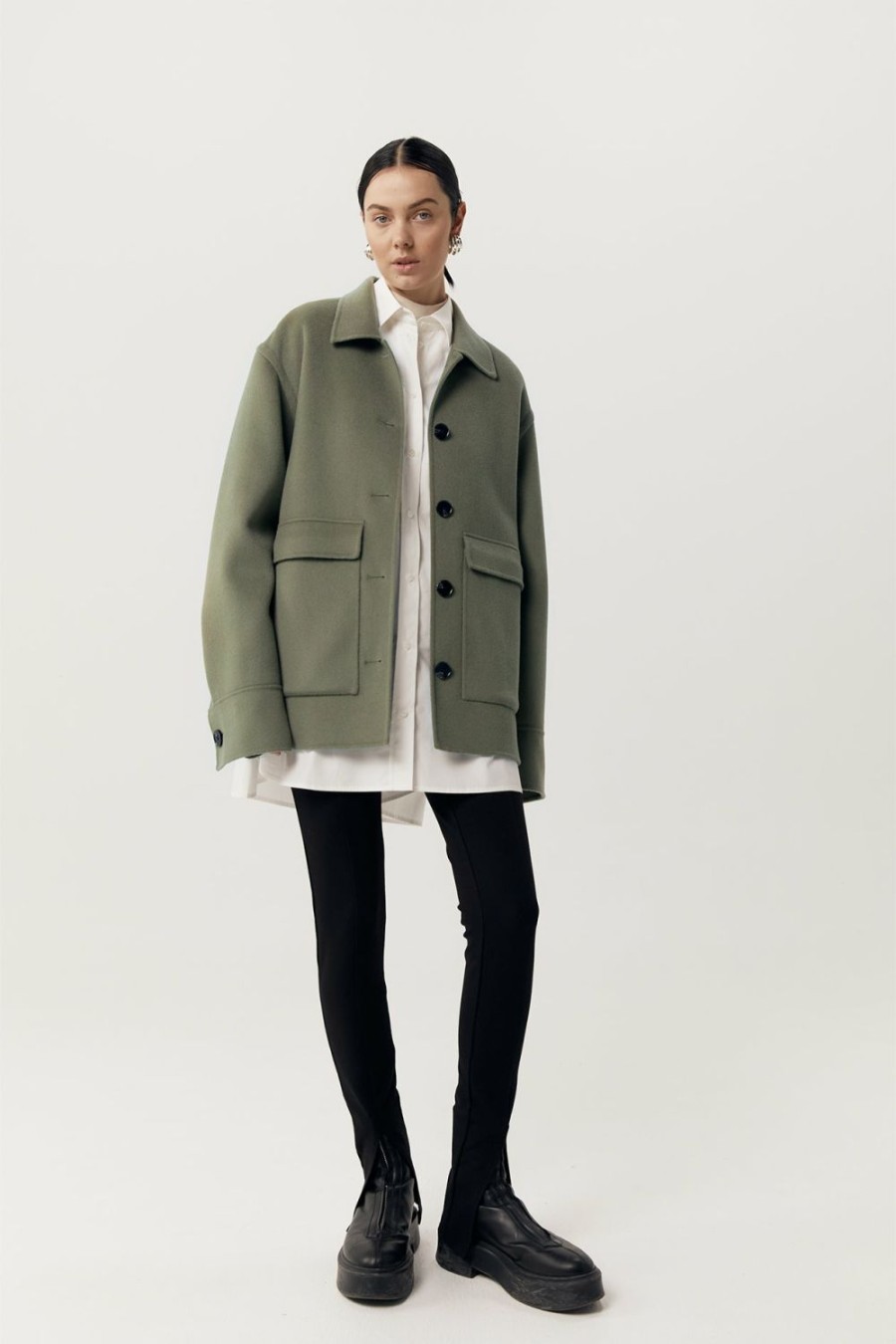 Coats & Jackets Harris Tapper | Everett Jacket Mist Green – Harritapper